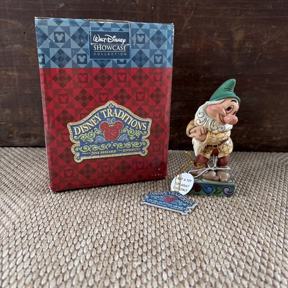 Disney Traditions Jim Shore Bashful Figurine Snow White Enesco 4013980